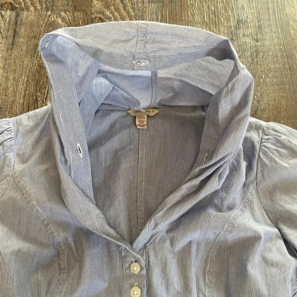 Ted Baker | Blue & White Stripe Belted Shirt Dress - Picture 7 of 7